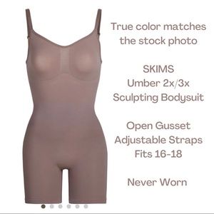 🔵 Sold! PLUS SKIMS Sculpting Bodysuit with Shorts